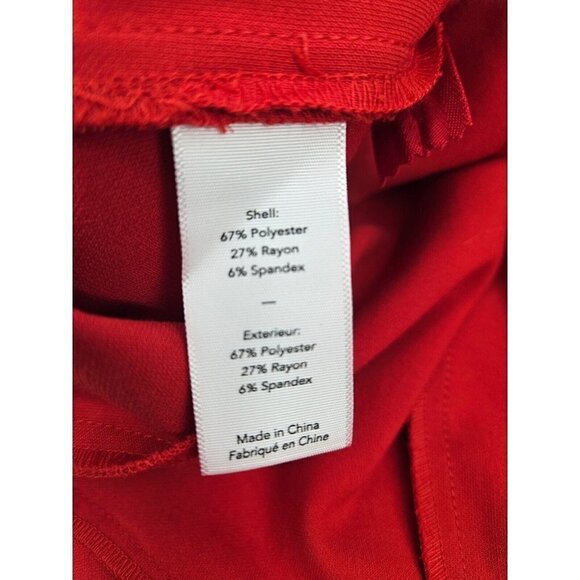 New Likely Laverna Ruffle Dress Womens 00 Red Mini Cocktail - Picture 7 of 8